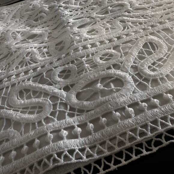 Club Monaco skirt | mini skirt white embroidered skirt baby shower resort NWT - Picture 7 of 12